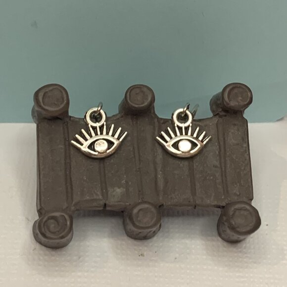Evil Eye Earring, Wiccan Earring, Punk Goth Earring, Eye Earring, Gift Idea, Eye - Picture 6 of 8